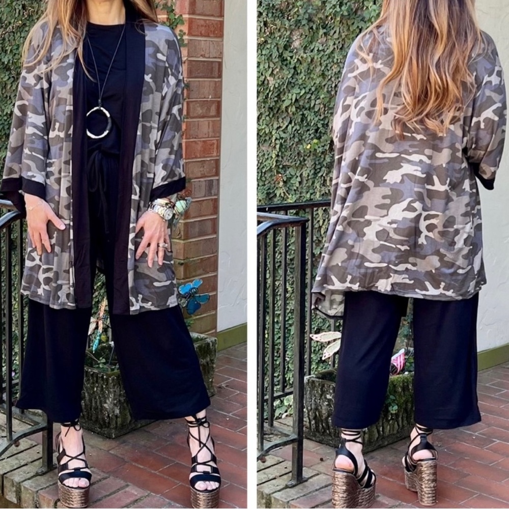 Camouflage Kimono - Picture 2 of 2